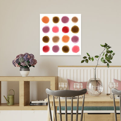 Contemporary Art Abstract Colorful Contemporary Wall Art by Janel Bragg - Wrapped Canvas Print