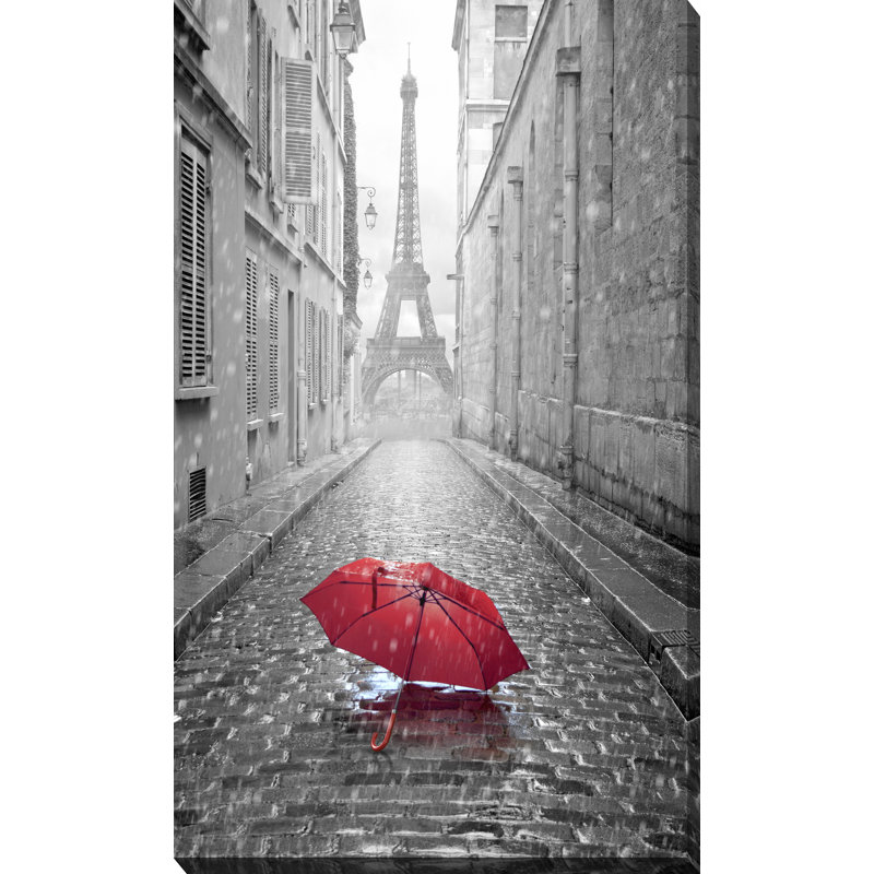 «Lost Umbrella», impression sur toile tendue, H 60 po x l 36 po x P 1,5 po