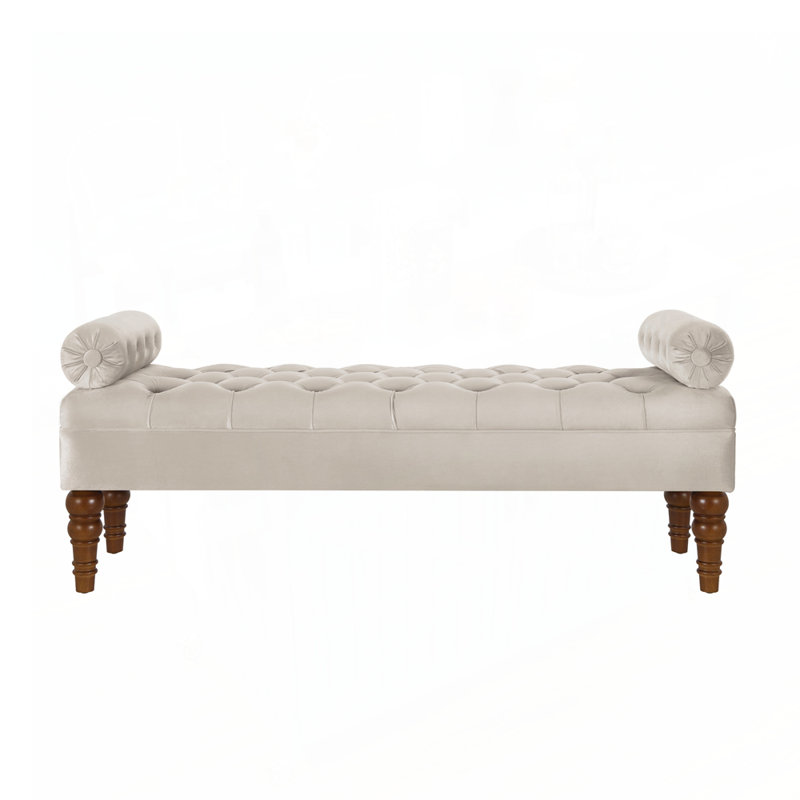 Banc rembourré 51,48 po, Champagne