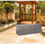 Garden Cushion Box PE Rattan 291X100.5X104 Cm-435988067