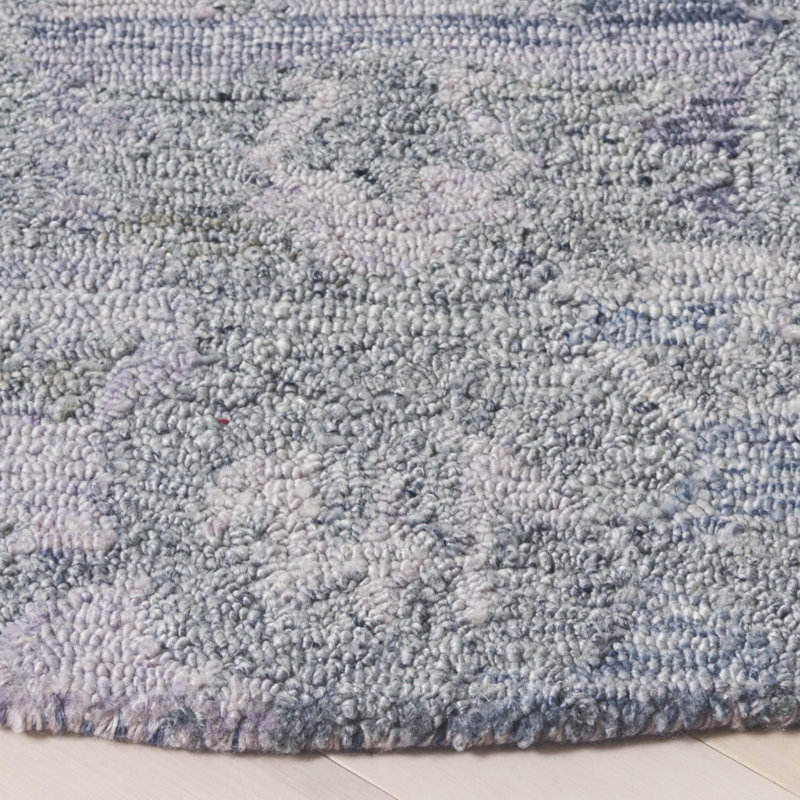 Anine Tufted Performance Performance Floral Rug, Round 6'