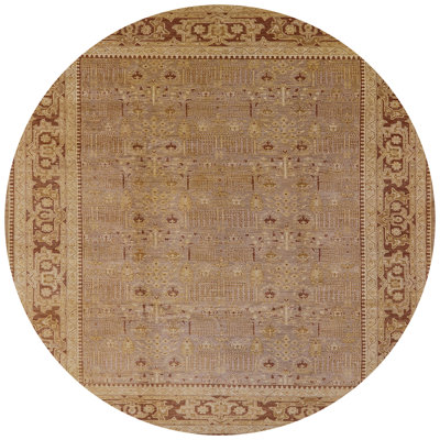 Tapis oriental brun clair / brun
