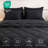 FISHDRU 5-Piece Black Quilt Sets, Twin