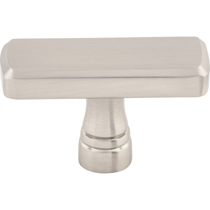Kingsbridge Rectangle Knob, Brushed Satin Nickel, 1 7/8" Knob Length