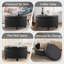 Repose-pieds rond avec rangement en similicuir Duanys-1534653989