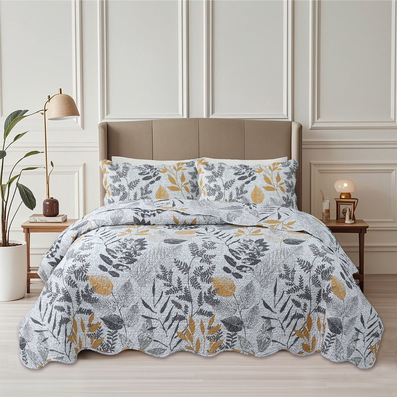 Ensemble de courtepointe 2 pièces Marina Soft Home, Lit simple