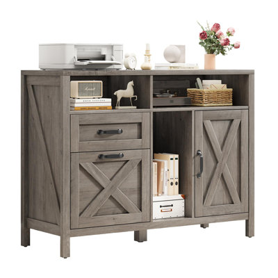 Lateral File Cabinet, Farmhouse 2 Drawer by Ophelia & Co.