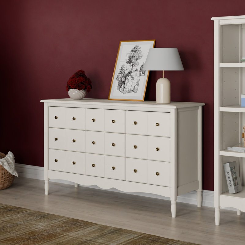 Liberty 9-Drawer Assembled Dresser, Warm White