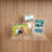 Clear/White Standard Floater Picture Frame with Mat