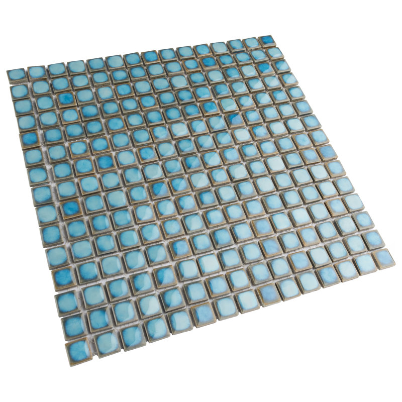 Hudson Edge Marine 12-1/4" x 12-1/4" Porcelain Mosaic Tile