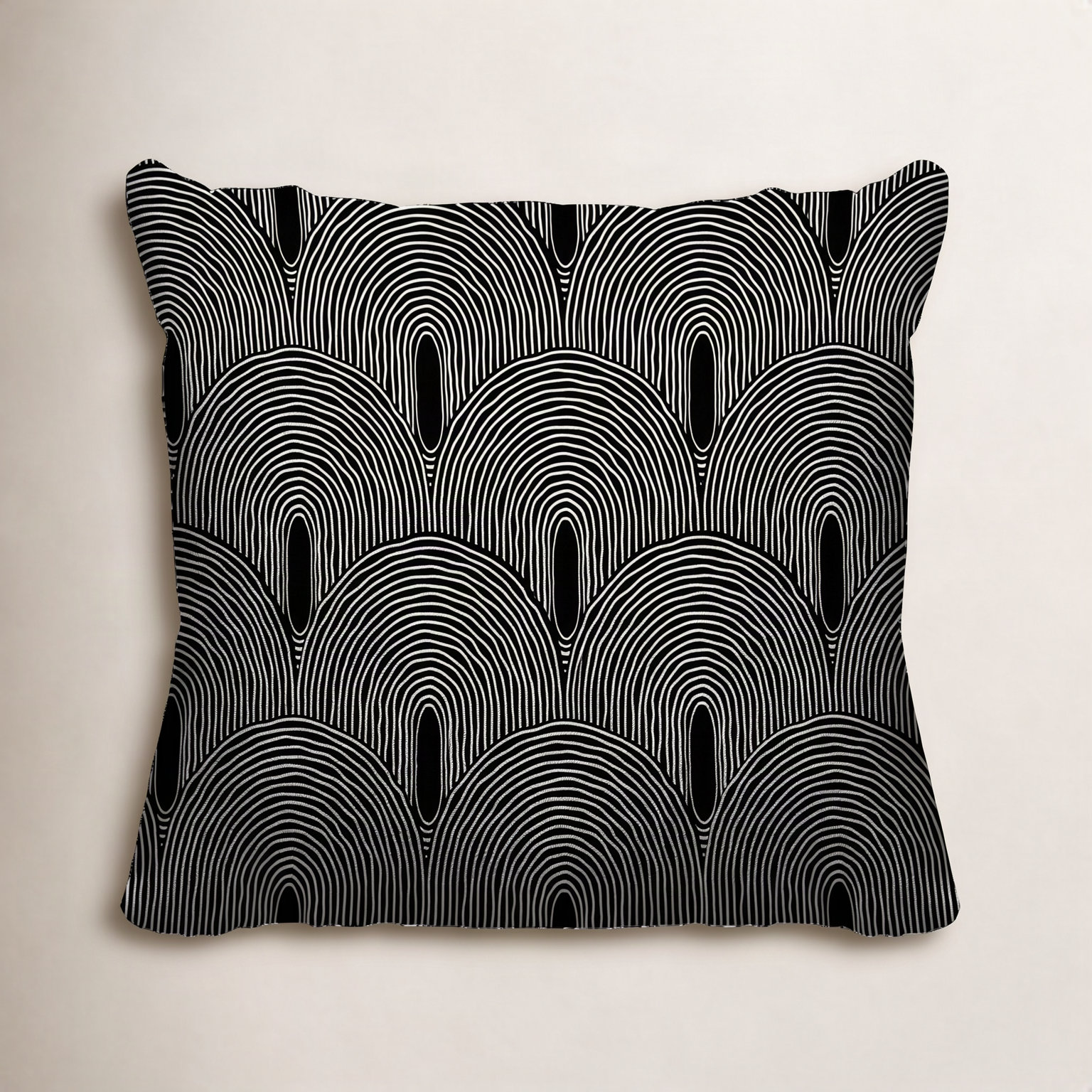 Limpo Indoor/Outdoor Throw Pillow, 20" x 20", Black