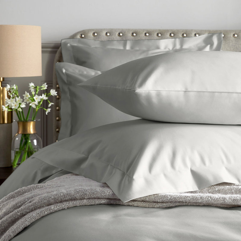 Luxury 1000 Thread Count Sateen Pillowcases, Grey