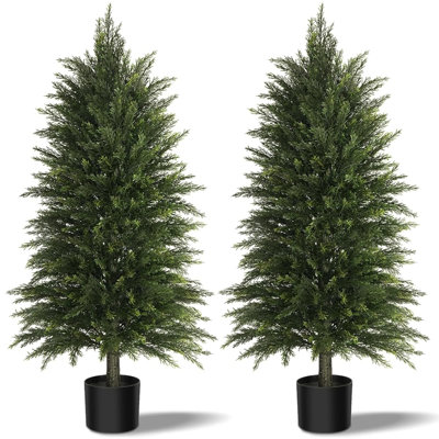 Artificial Cedar Fluffy Leaf Set