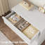 Table de chevet 4 tiroirs Modern