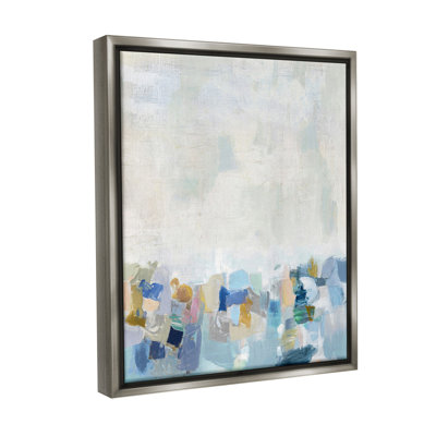 "Modern Blue Landscape" par Rachel Springer sur toile