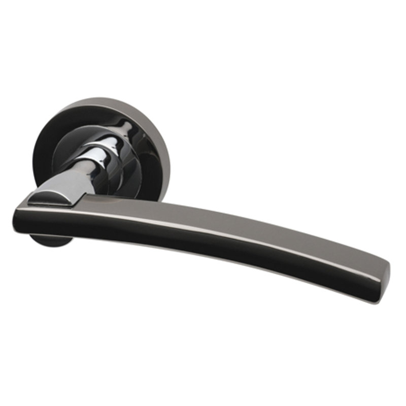Sirus Black Chrome Internal Door Handle Privacy Pack