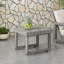 Rustic Acacia Wood Outdoor Side Table
