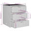Garden Storage Cabinet 55X59x69 Cm Poly Rattan-817453250