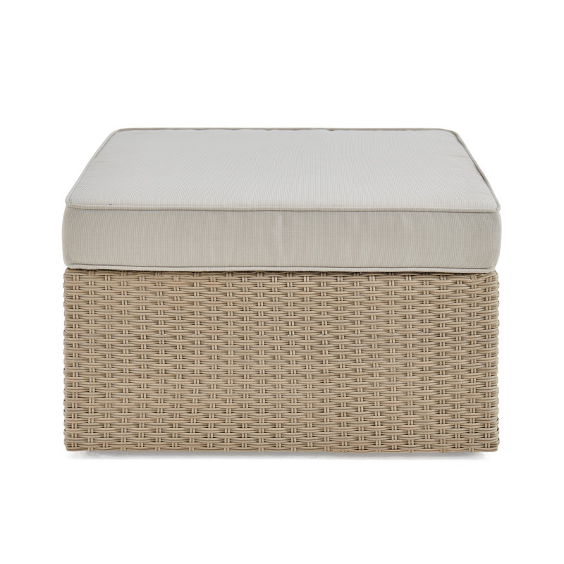 Upholstered Outdoor Ottoman