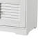 Banc de rangement pour chaussures 28,74 po avec armoire 2 portes