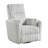 Luxurious Corduroy Upholstered Swivel Glider Reclining Chair With Matching Pillows For Modern Living Rooms