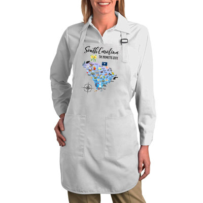 No Pattern Cotton Bib Apron