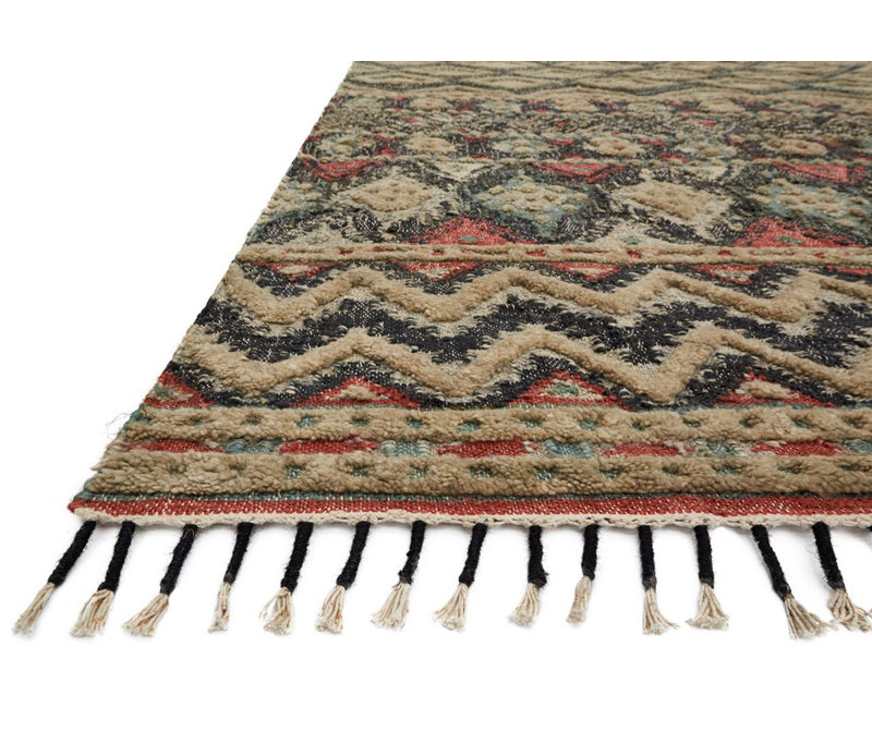 Tapis brun tissé à la main Bentonville, Tapis de couloir 2 pi 6 po x 9 pi 9 po