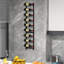 Danice 9 Bottle Wall Mounted Wine Bottle Rack in Black-1950292882