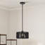 Luminaire suspendu noir 1 lumière Asllan