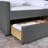 Upholstery Sofa Bed with Three LED lights-623131026