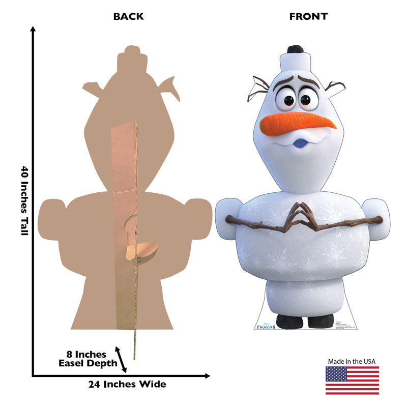 Olaf carton debout
