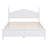 Size Wood Platform Bed Frame,Retro Style Platform Bed With Wooden Slat Support