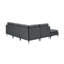 Canapé modulaire réversible avec repose-pieds Atheana-487353764