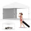 Auvent 10 x 10 avec mur escamotable - Tente imperméable robuste, Oxford UPF 50+, serrure centrale pour les événements extérieurs-126244324