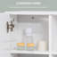 Isavela Surface Mirrored Bathroom Cabinets with Mirror and 5 Adjustable Shelves