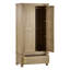 Jeremey 2 Door Solid Wood Wardrobe