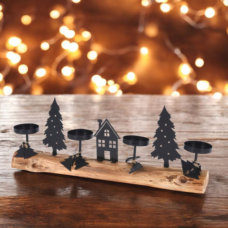 Metal Tabletop Candelabra