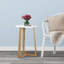Table d'appoint ronde à trépied avec pieds en bois franc massif Aesthetic-1407789291