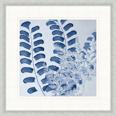 Layered Indigo Foliage 3 Print