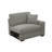 Upholstered Chaise Sleeper Sofa With Cup Holder Console & Ottomans-1153337802