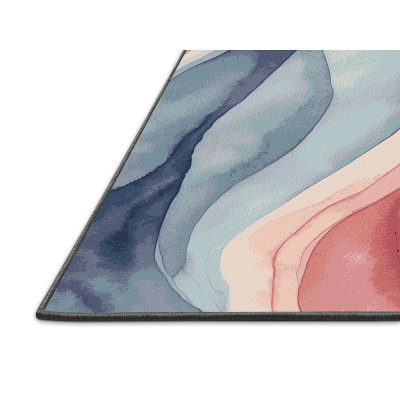 Sunset Pool Rug, Round 4'