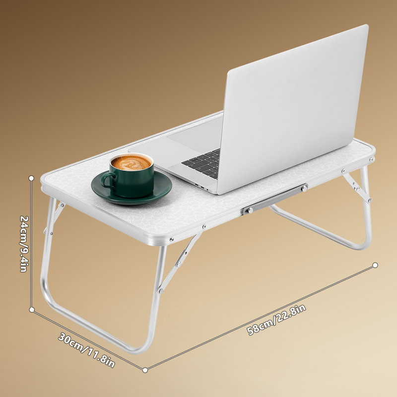 Table pliable, H 24 po x l 16 po x P 10 po, Noir