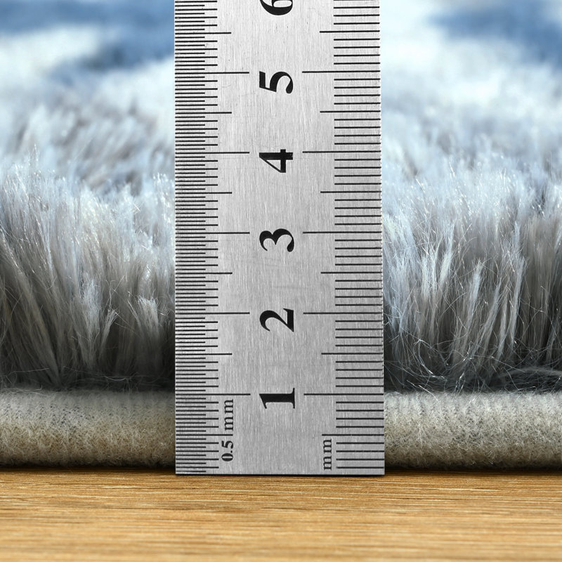 Modern Abstract Shaggy Carpet Indoor Washable Rug Non-Slip Soft Big Area Rug Fluffy Mat For Home Decor, Rectangle 4' x 6'