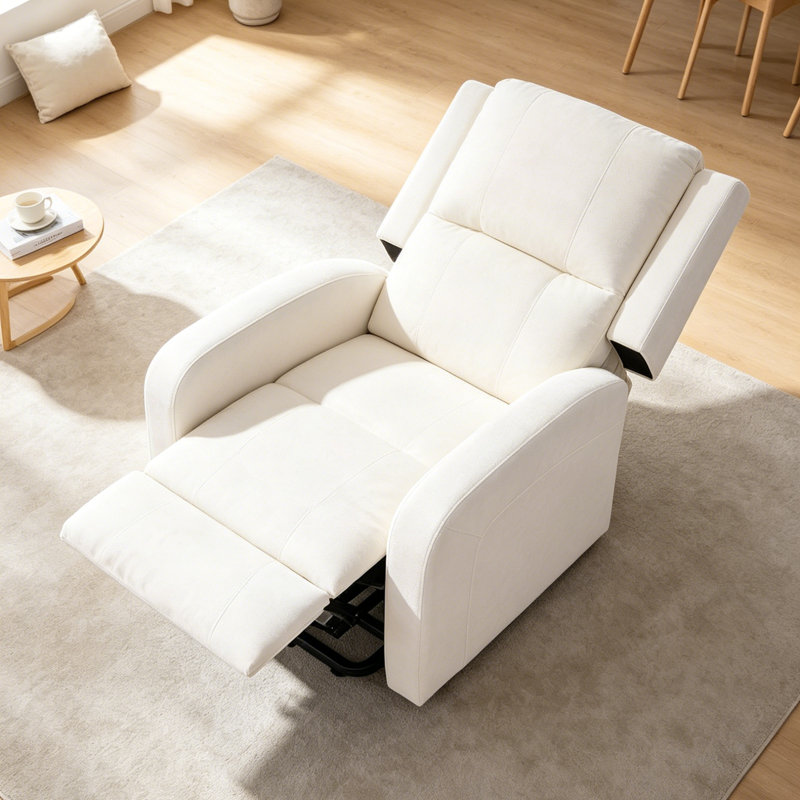 1 Seater Chenille Sofa, Beige