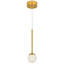 Luminaire suspendu sphérique intégré à DEL réglable en hauteur à 1 lumière 100-277V Capri 5 lumières Capri-75051171
