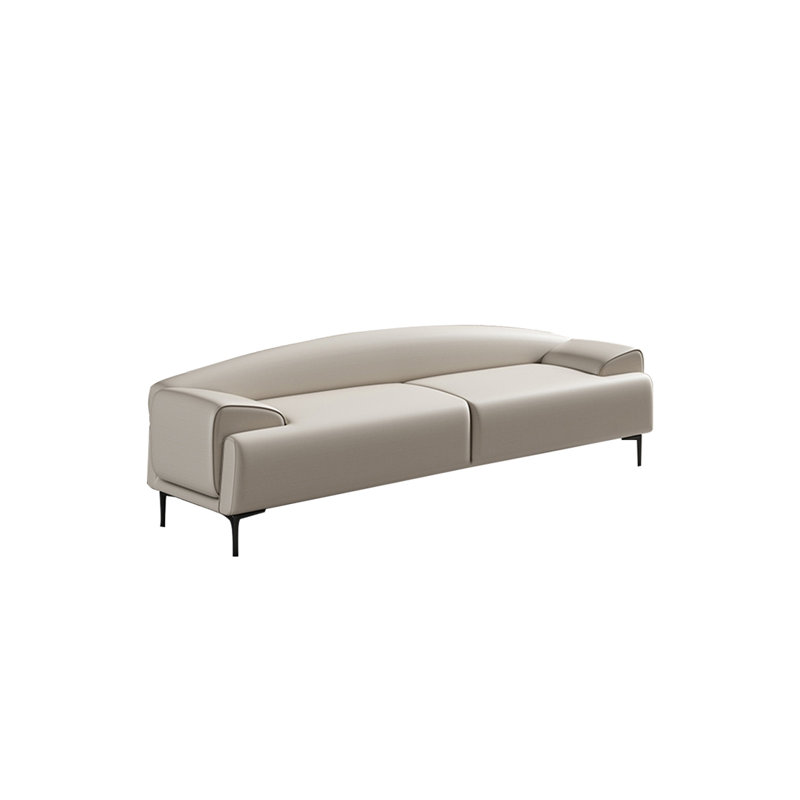 Minhchau Upholstered Benches in Faux Leather, 21.65" H x 59.05" W x 19.68" D, Cream