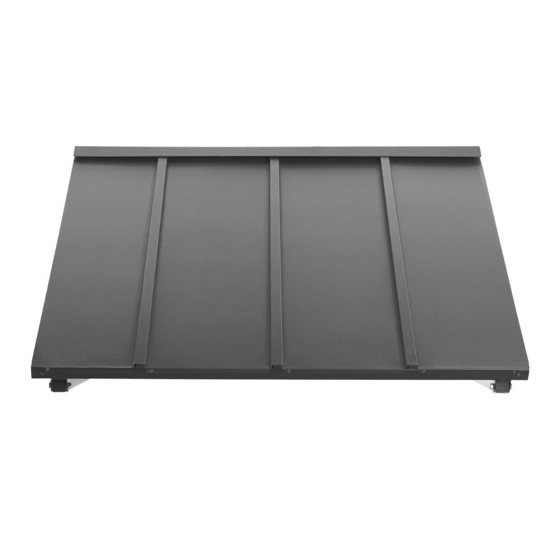 Awntech Houstonian Standing Seam Metal Fixed Awning, Pewter, 24" H x 44" W x 24" D, Galvanized Steel