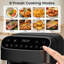 Electactic 5Qt Pfas-Free Glass Air Fryer - 1550W, 8 Presets, 360° Visible Cooking, Dishwasher-Safe-123099836