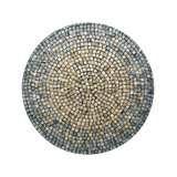 Shell Mosaic Placemat In Gray & Taupe