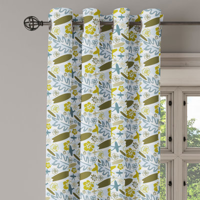 Sateen Blackout Curtains / Drapes Single Panel